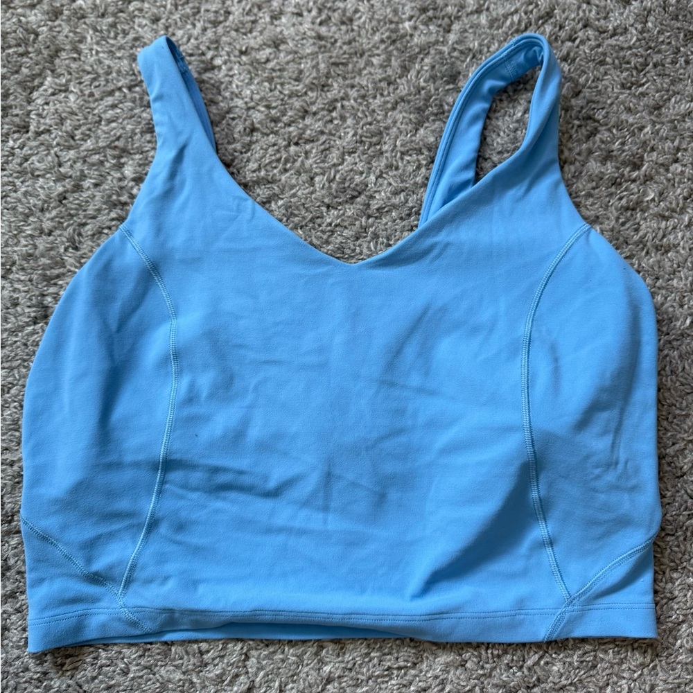 lululemon athletica Blue Tank Top